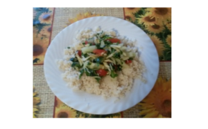 Kuskus so zeleninovým šalátom