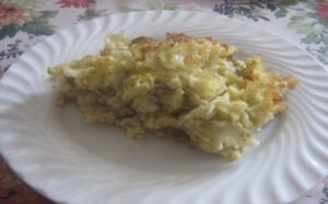 Zapečené bravčové rezne s cestovinou