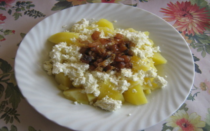 Zemiaky s tvarohom
