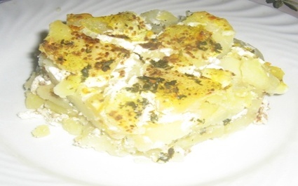 Zapekané zemiaky s kyslou smotanou