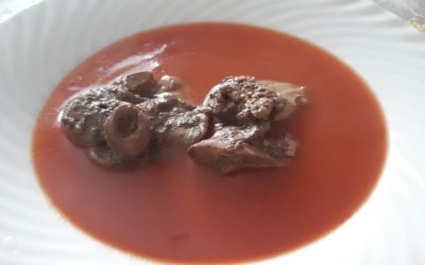 Pečienka s paradajkovou omáčkou