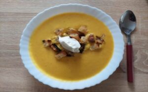 Krémová polievka Hokkaido